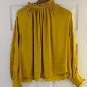 Yellow Golden H&M Blouse - Size Eur 34 (Small)